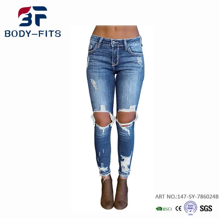 Jeans With Holes For Women